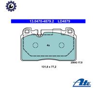 ATE Brake Pad Set, disc brake - 13.0470-4879.2 Ate Ceramic