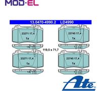 Brake pads 13.0470-4990.2 ATE for MERCEDES-BENZ C-CLASS T-Model S-CLASS E-CLASS
