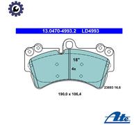 Brake pads 13.0470-4993.2 ATE for AUDI VW PORSCHE