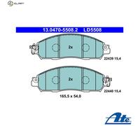 ATE 13.0470-5508.2 Brake pad set