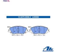 ATE 13.0470-5558.2 Brake pad set