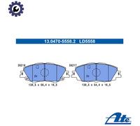 BRAKE PAD SET DISC BRAKE 13.0470-5558.2 FOR TOYOTA M15A-FXE/FKS 1.5L 3cyl 1.8L
