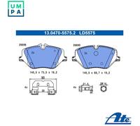 BRAKE PAD SET DISC BRAKE 13.0470-5575.2 FOR BMW 0.0L 0cyl 5 G60, G90, G68 2.0L
