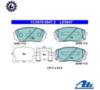 Brake Pad Set For Kia XCEED SPORTAGE SOUL PROCEED PRO 10-22 58101-3ZA70