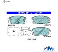 Brake Pad Set For Kia XCEED SPORTAGE SOUL PROCEED PRO 10-22 58101-3ZA70