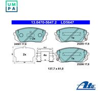Brake Pad Set For Kia XCEED SPORTAGE SOUL PROCEED PRO 10-22 58101-3ZA70