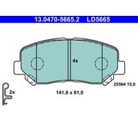 Brake pads 13.0470-5665.2 ATE for MAZDA CX-5