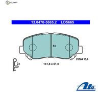 Brake pads 13.0470-5665.2 ATE for MAZDA CX-5