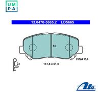 Brake pads 13.0470-5665.2 ATE for MAZDA CX-5