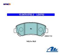 BRAKE PAD SET DISC BRAKE 13.0470-5752.2 FOR SUZUKI NISSAN DUALIS ROGUE/SPORT