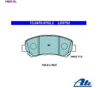 ATE 13.0470-5752.2 Brake pad set