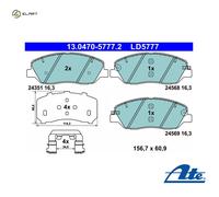 ATE 13.0470-5777.2 Brake pad set