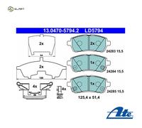 BRAKE PAD SET DISC BRAKE FOR MAZDA 2/DEMIO SUZUKI SWIFT/IV/MK/III BALENO 1.3L 2
