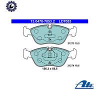 ATE 13.0470-7053.2 Brake pad set