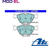 BRAKE PAD SET DISC BRAKE 13.0470-7089.2 FOR BMW 5E39 M52B25 M54B25 2.5L M54B22