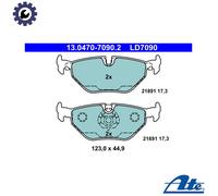 New Brake Pad Set, disc brake for BMW:5,E39,5 Sedan,5 Touring 34211163395