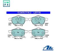 New Brake Pad Set, disc brake for CHEVROLET OPEL VAUXHALL:ZAFIRA A 1605009