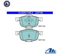 NEW DISC BRAKE PADS SET FOR VOLVO V70 II 285 B 5244 S2 B 5254 T2 ATE 272401