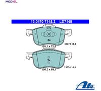 BRAKE PAD SET DISC BRAKE 13.0470-7145.2 FOR VOLVO S80 S60 XC70/CROSS/COUNTRY