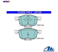 BRAKE PAD SET DISC BRAKE 13.0470-7145.2 FOR VOLVO S80 S60 XC70/CROSS/COUNTRY