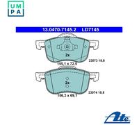 NEW DISC BRAKE PADS SET FOR VOLVO V70 II 285 B 5244 S2 B 5254 T2 ATE 272401
