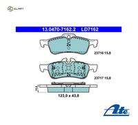 Brake pads 13.0470-7162.2 ATE for MINI MINI MINI Convertible