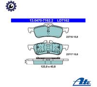 ATE 13.0470-7162.2 Brake pad set