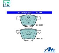 BRAKE PAD SET DISC BRAKE 13.0470-7188.2 FOR VOLVO XC90/SUV D5244T18 2.4L 5cyl