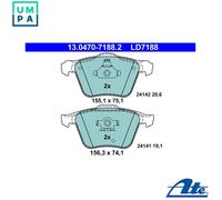 ATE 13.0470-7188.2 Brake pad set