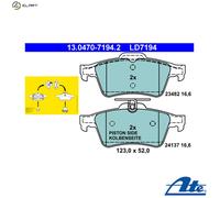 ATE 13.0470-7194.2 Brake pad set