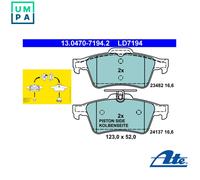 BRAKE PAD SET DISC BRAKE 13.0470-7194.2 FOR VAUXHALL VECTRA/Mk/II SIGNUM SAAB