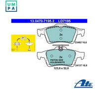 New Brake Pad Set, disc brake for FORD MAZDA OPEL SAAB VAUXHALL VOLVO:3,5,3 I