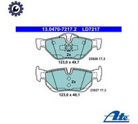 Brake pads 13.0470-7217.2 ATE for BMW 3 Touring 3 X1 1 Coupe 3 Coupe 1