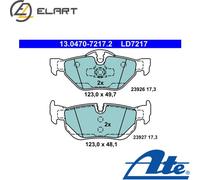 BRAKE PAD SET DISC BRAKE 13.0470-7217.2 FOR BMW X1/E84 N52B25AF/A/B/BF/BE 2.5L
