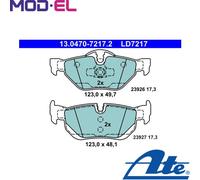 Brake pads 13.0470-7217.2 ATE for BMW 3 Touring 3 X1 1 Coupe 3 Coupe 1