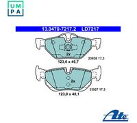 Brake pads 13.0470-7217.2 ATE for BMW 3 Touring 3 X1 1 Coupe 3 Coupe 1