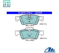 ATE Brake Pads 13.0470-7219.2 for Mercedes-Benz R-Class, GL-Class, M-Class
