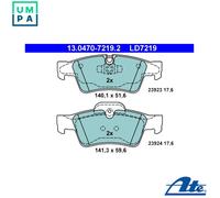 ATE Brake Pads 13.0470-7219.2 for Mercedes-Benz R-Class, GL-Class, M-Class