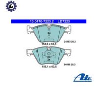BRAKE PAD SET DISC BRAKE 13.0470-7223.2 FOR BMW N47D20D/B/C/A M47D20 N43B20 2.0L