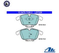 BRAKE PAD SET DISC BRAKE 13.0470-7228.2 FOR LAND ROVER FORD MONDEO/IV/Turnier