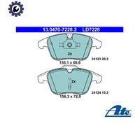BRAKE PAD SET DISC BRAKE 13.0470-7228.2 FOR LAND ROVER FREELANDER LR2/SUV 2.2L