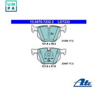Brake pads 13.0470-7232.2 ATE for BMW X5 X6