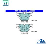 Brake pads 13.0470-7232.2 ATE for BMW X5 X6