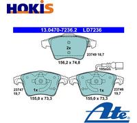 BRAKE PAD SET DISC BRAKE 13.0470-7236.2 FOR VW TRANSPORTER/T5/Bus/Van/T6 2.0L