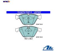 BRAKE PAD SET DISC BRAKE 13.0470-7237.2 FOR BMW X1/SUV/E84/SAV N57D30A M57D30