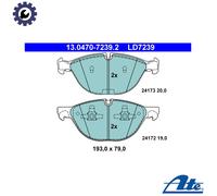 Brake pads 13.0470-7239.2 ATE for BMW X5 X6