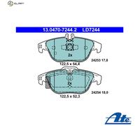 Brake pads 13.0470-7244.2 ATE for MERCEDES-BENZ C-CLASS T-Model C-CLASS