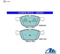 ATE 13.0470-7272.2 Brake pad set
