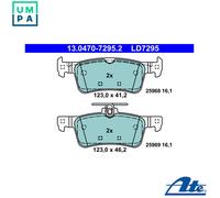 BRAKE PAD SET DISC BRAKE 13.0470-7295.2 FOR PEUGEOT 308/Hatchback/Van/SW/II 1.2L