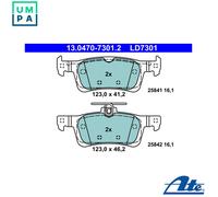 ATE 13.0470-7301.2 Brake pad set